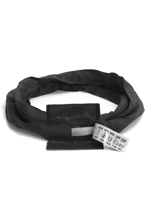 Soft Steel Core Black Roundsling 2tonne x 0.5mtr EWL