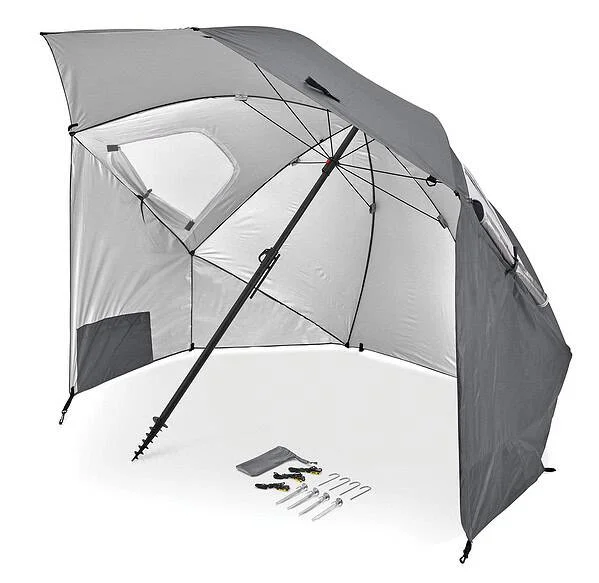 Sport-Brella Premiere XL UPF 50+ Umbrella Shelter for Sun and Rain Protection (9-Foot)
