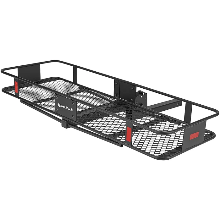 Sport Rack SR9851 Vista Folding Hitch Basket, Black