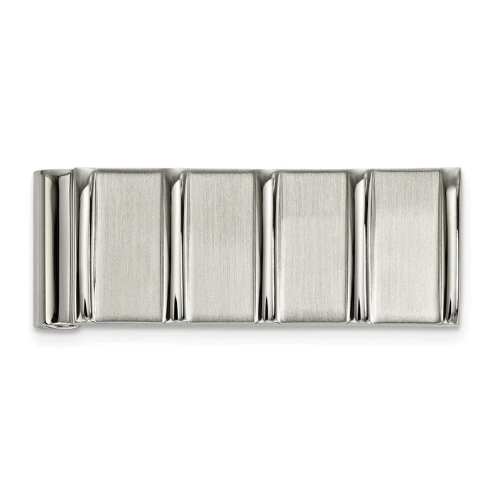 Stainless Steel Polished/Brushed Money Clip