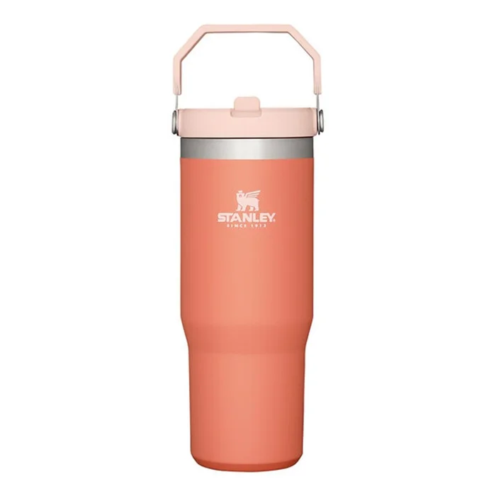 Stanley Iceflow Flip Straw 30 oz Tumbler (Color: Tigerlily)