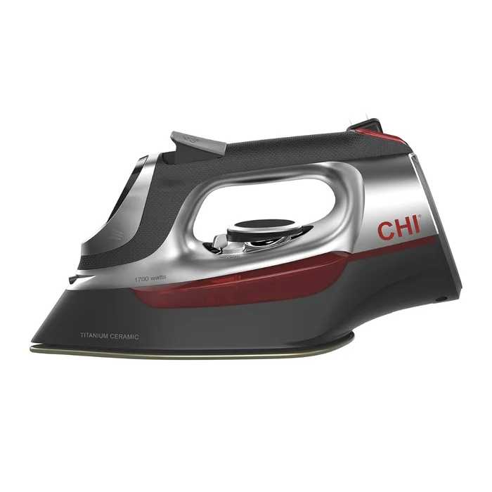 Steam Iron for Clothes with 8’ Retractable Cord, 1700 Watts, 3-Way Auto Shutoff, 400+ Holes, Professional Grade, Electronic Temperature Control