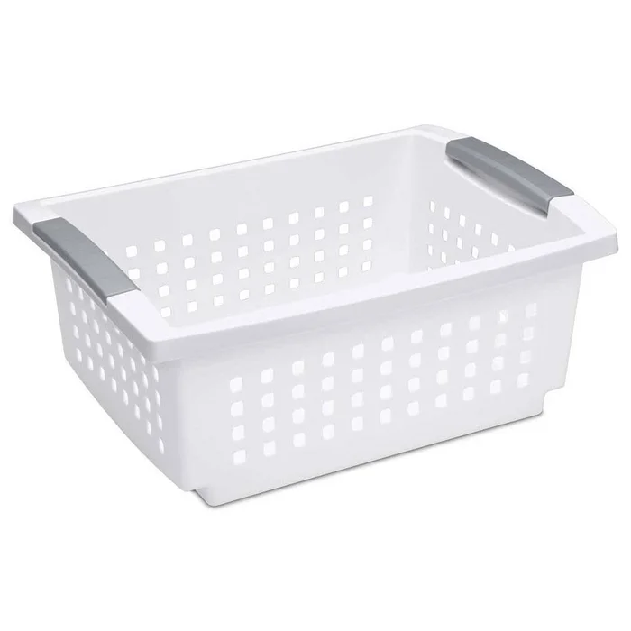 Sterilite Medium Sized Stackable Storage & Organization Basket, (20 Pack)