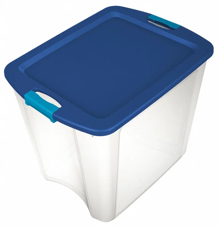 Sterilite-Sterilite Storage Tote,Clear-Blue,Polypropylene 14489604 14489604 ZO-G5478938