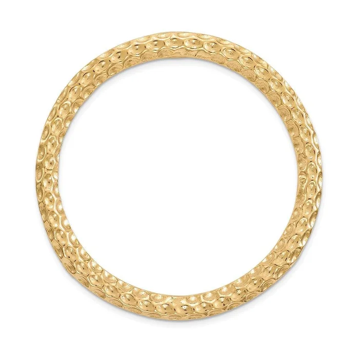 Sterling Silver Stackable Expressions Gold-tone Large Chain Slide