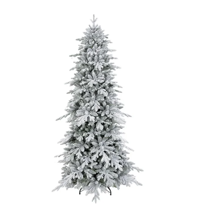 Sunnydaze Decor 7-ft Flocked Artificial Christmas Tree