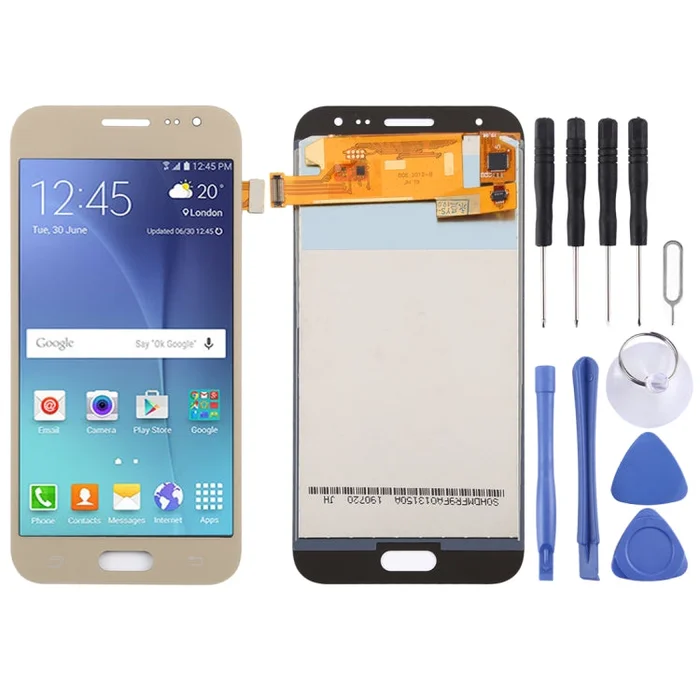 TFT LCD Screen for Galaxy J2 (2015) / J200F / J200Y / J200G / J200H / J200GU With Digitizer Full Assembly (Gold)
