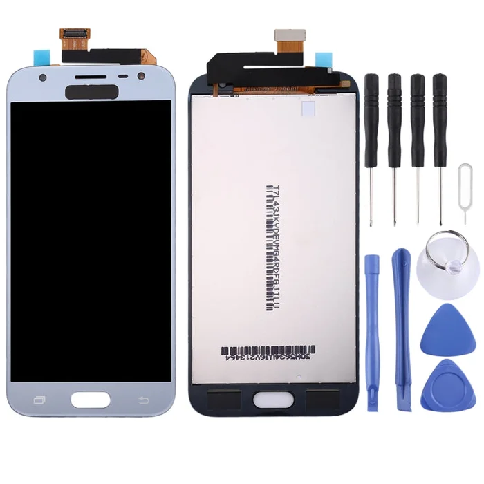 TFT LCD Screen for Galaxy J3 (2017), J330F/DS, J330G/DS with Digitizer Full Assembly (Blue)