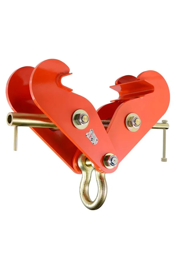 Tiger BCF 5tonne Fixed Jaw Heavy Duty Beam Clamp with Shackle 75-190mm