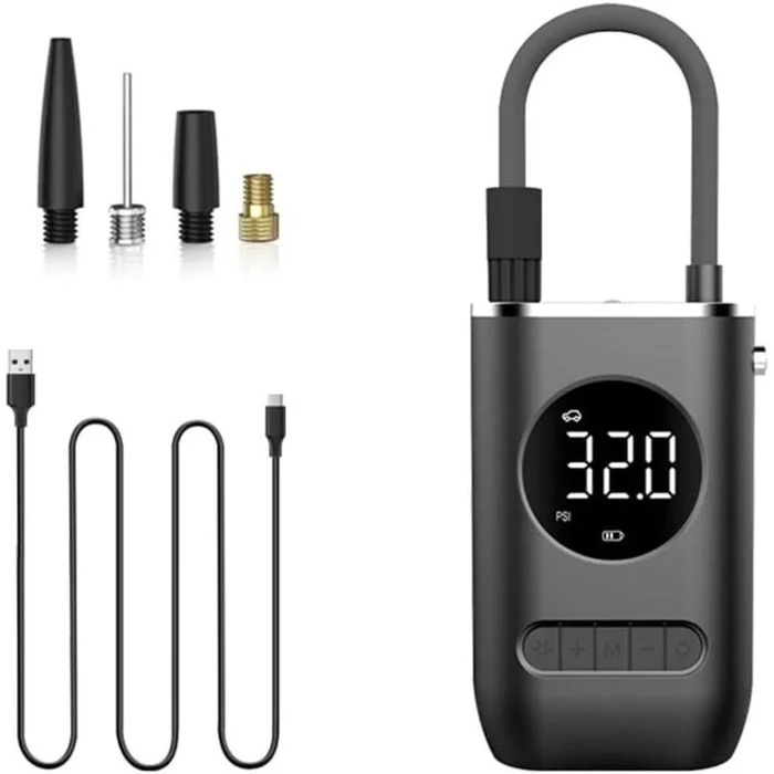 Tire Inflator Portable Air Compressor,Portable Electric Pump 150PSI Cordless Electric Ball Pump 34240964