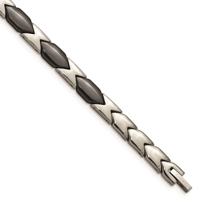 Titanium Black Ceramic 7.5in Bracelet