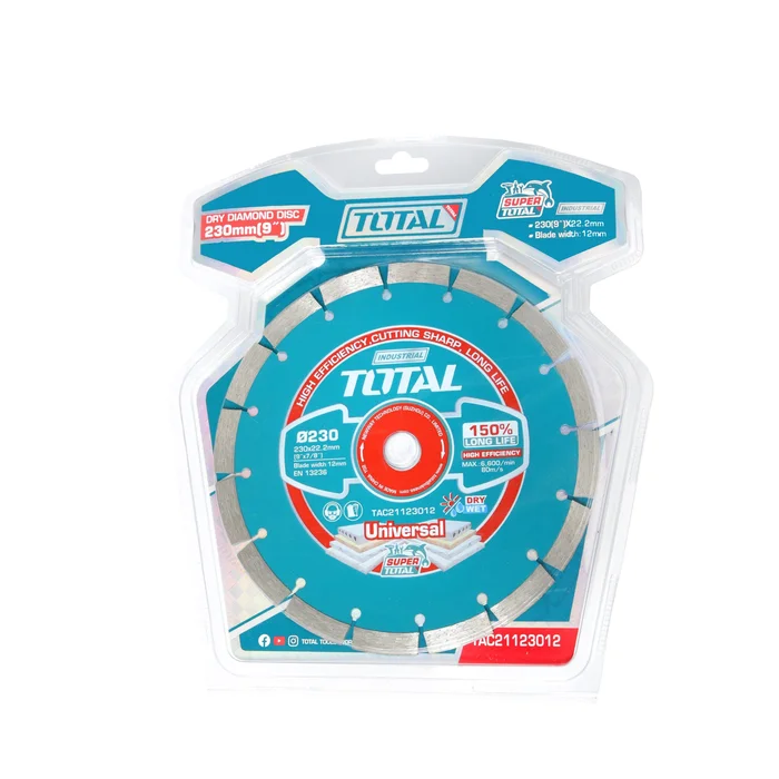 Total Dry Diamond Disc 230mm (9″x7/8″) – TAC21123012