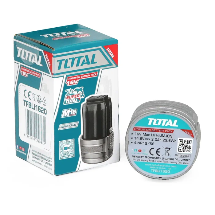 Total Li-Ion 16V 2.0Ah Battery Pack M16 – TFBLI1620