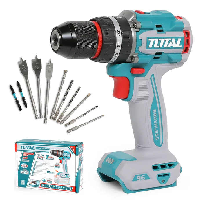 Total Li-Ion 20V Brushless Cordless Impact Drill (Battery not included) – TIDLI209681