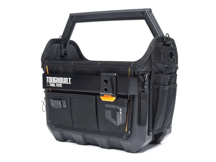 TOUGHBUILT Large Black Polyester 16-in Tool Tote