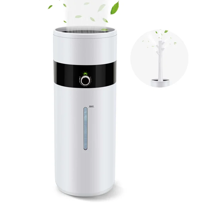 Tower Humidifiers for Large Room 1000 sq ft,Hioo 18.2L 4.81Gal Ultrasonic Topfill Cool Mist Air Humidifier