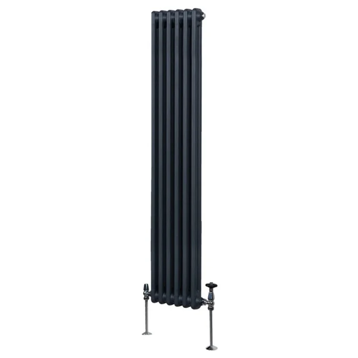 Traditional 2 Column Radiator – 1800 x 292mm – Anthracite Grey