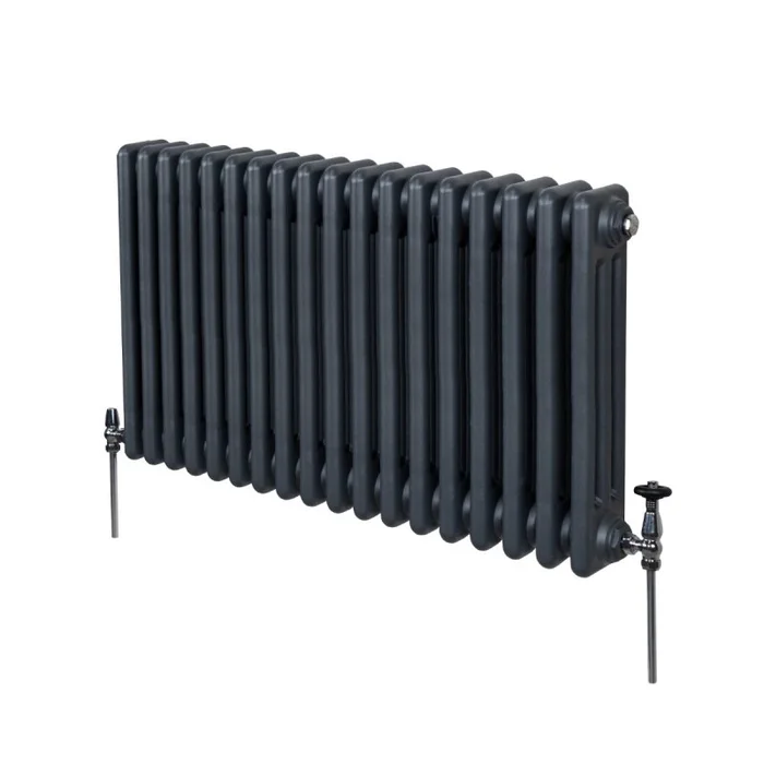 Traditional 3 Column Radiator – 600 x 832mm – Anthracite Grey