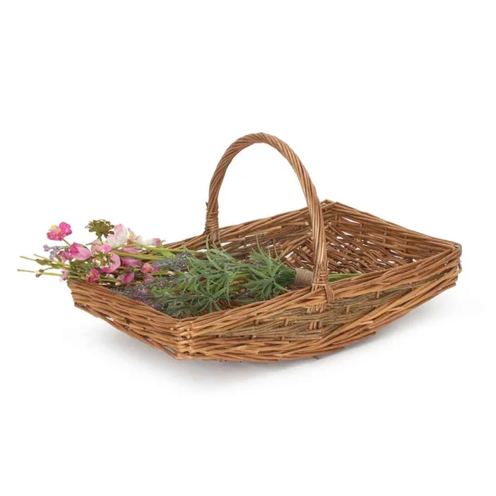 Traditional Willow Garden Trug Basket