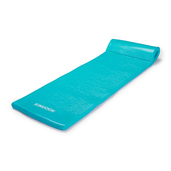 TRC Recreation 70″ Floating 1-Person Swimming Pool Mattress Lounger – Tropical Teal