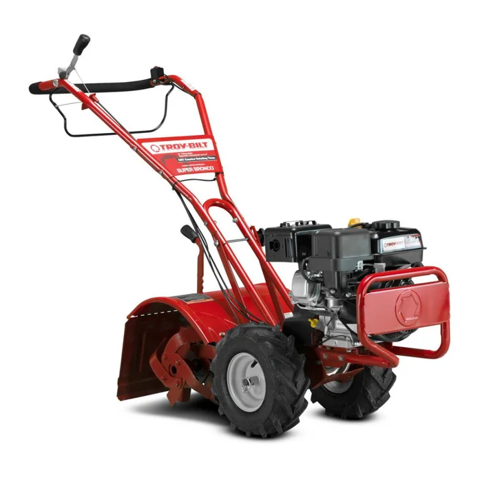 Troy-Bilt Super Bronco 16 in. 208 cc OHV Engine Rear Tine Counter Rotating Gas Garden Tiller with Power Reverse