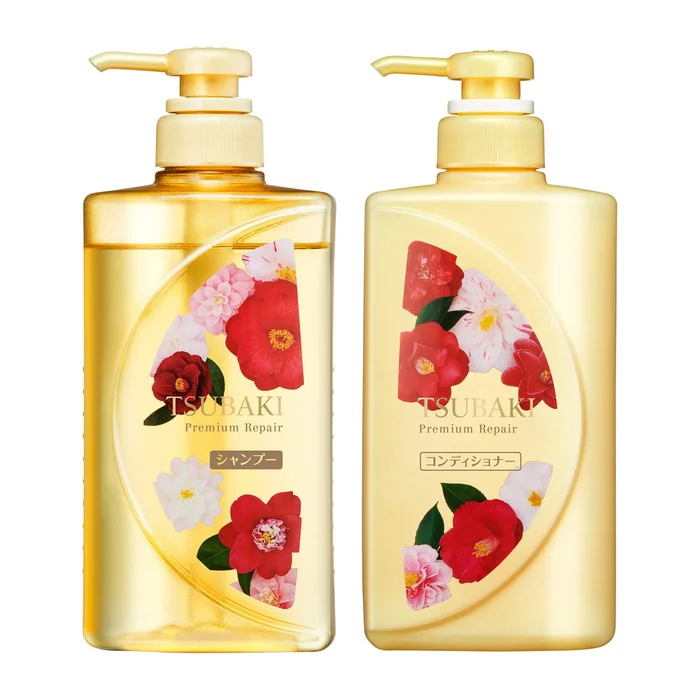 TSUBAKI Premium Repair Experience Set (Collaboration design package by Shogo Kariyazaki) 490ml (x 2)