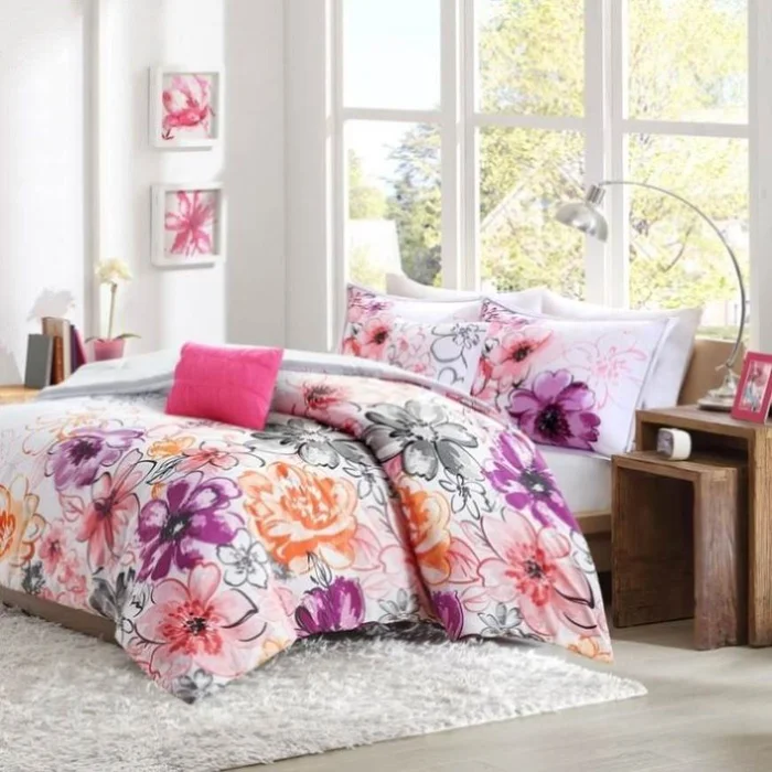 Twin/Twin XL Floral Comforter Set GL-B03595888