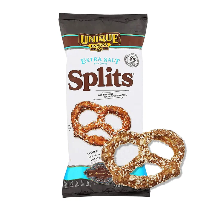 Unique Snacks Extra Salt Splits Pretzels