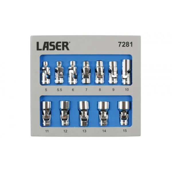 Universal Joint Socket Set – 1/4in.