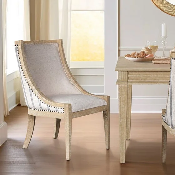 Upholstered Dining Chair with Nailhead Trim GL-B035P256569