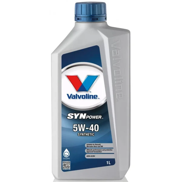 Valvoline Synpower 5W40 – 1 Litre