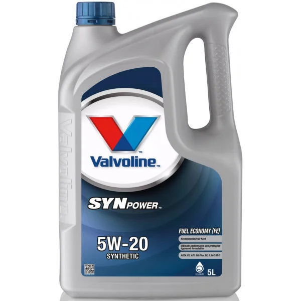 Valvoline Synpower Fe 5W20 – 5 Litre