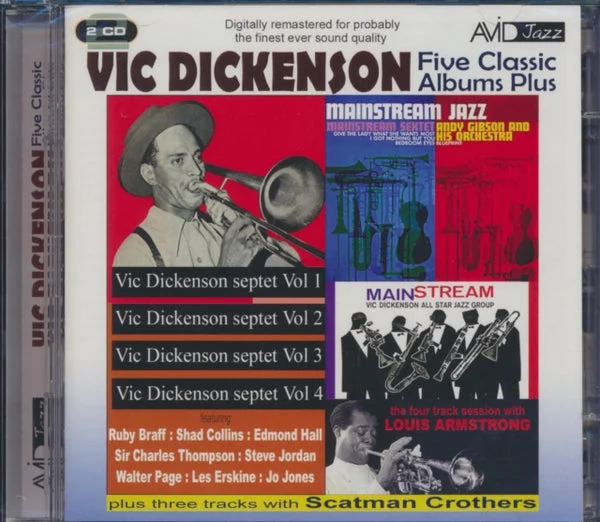 Vic Dickenson CD – Five Classic Albums Plus (Vic Dickenson Septet #1 / #2 / #3 / #4 / Mainstream Jazz)