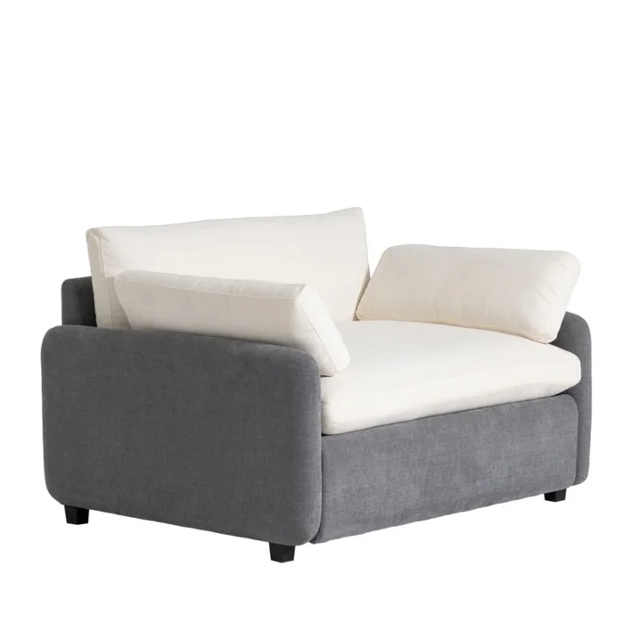 [Video]50*43″ Oversized Chenille Single Sofa Chair,Wide and Deep Seat Accent Chair,Modern GL-N723P235042E