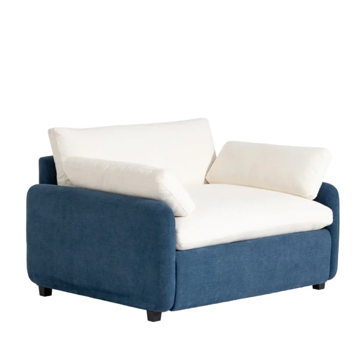 [Video]50*43″ Oversized Chenille Single Sofa Chair,Wide and Deep Seat Accent Chair,Modern GL-N723P235042C