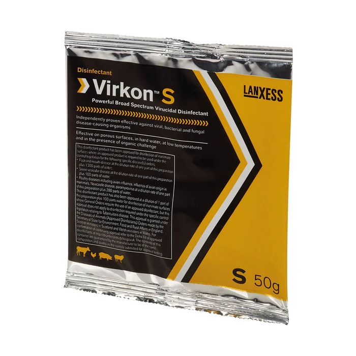 Virkon S Disinfectant Sachet, 50g