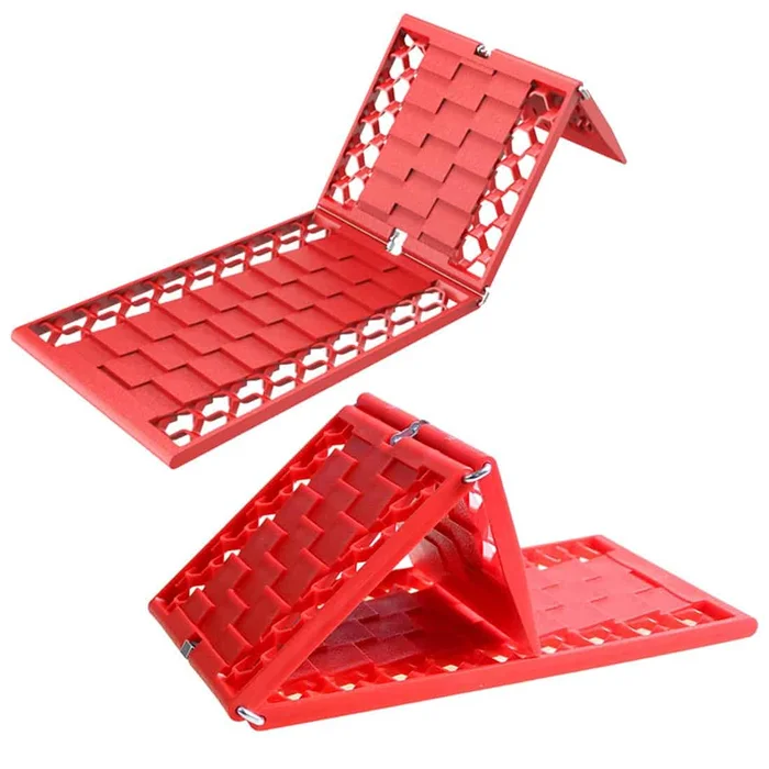 WawaAuto All-weather Foldable Auto Traction Mat Tire Grip Aid, Car Escape Mat (2-Pack)