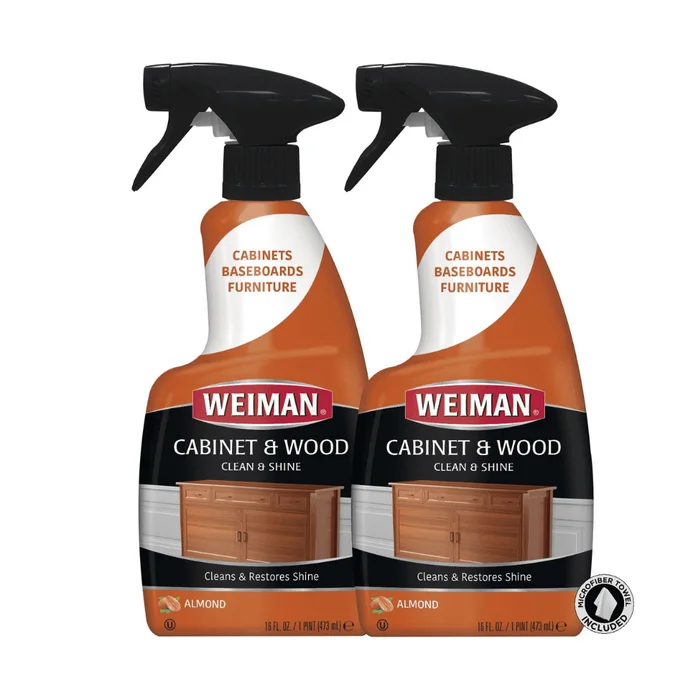 Weiman Furniture Polish & Wood Cleaner Spray – 16 Ounce (2 Pack)