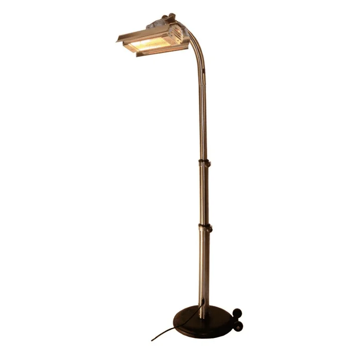 Well Traveled Living 5118-BTU 110-Volt Silver Stainless Steel Electric Patio Heater