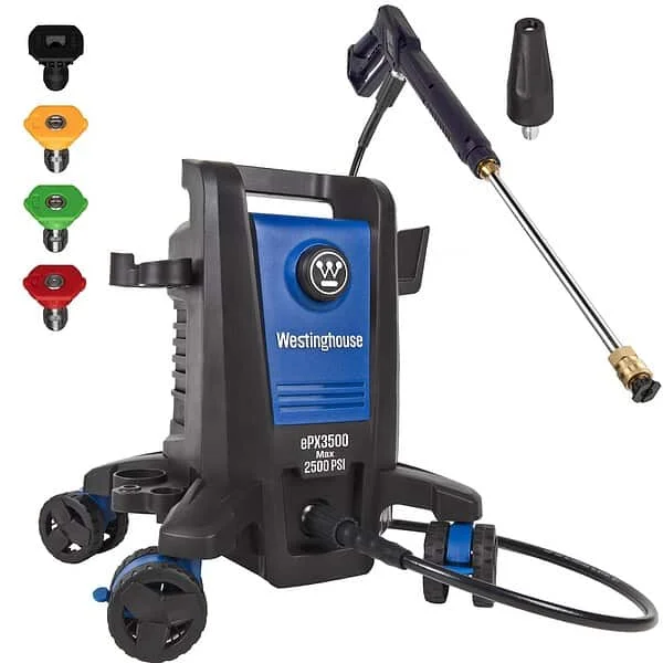 Westinghouse ePX3500 Electric Pressure Washer, 2500 Max PSI 1.76 Max GPM