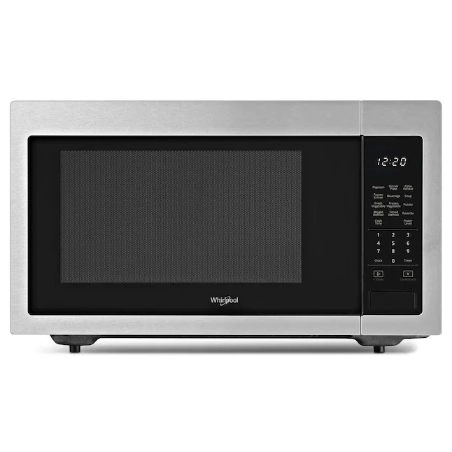 Whirlpool WMC30516HZ 1.6-cu ft 1200-Watt Countertop Microwave (Fingerprint Resistant Stainless Steel)