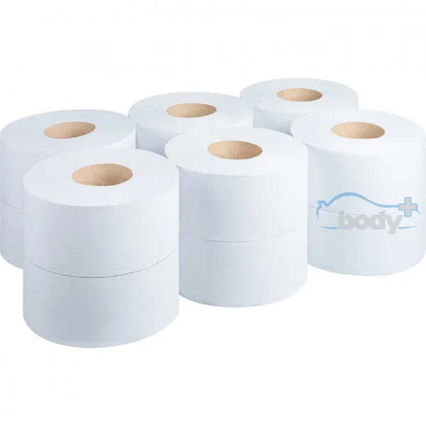 WHITE TOILET ROLLS 2PLY 150M X 90MM PACK 12