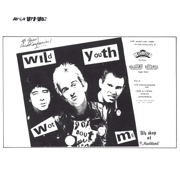 Wild Youth LP – Afrika 1979-1982