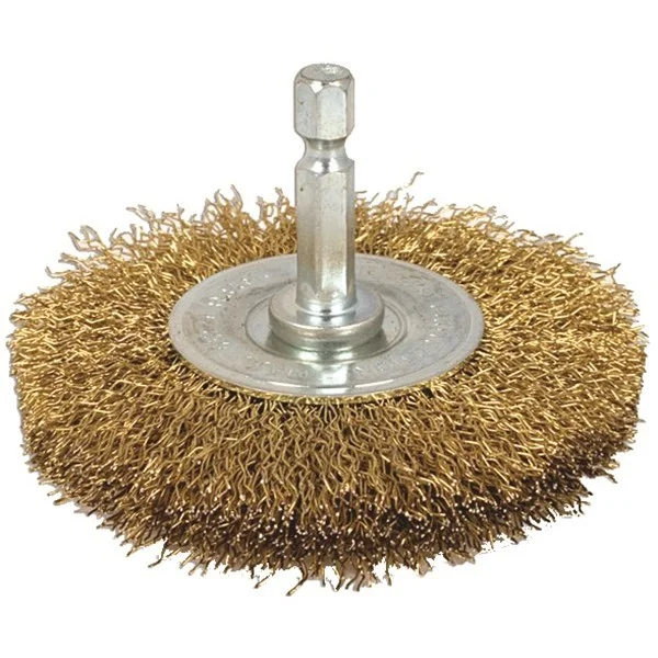 Wire Brush – Flat Type With Quick Chuck End – 75mm