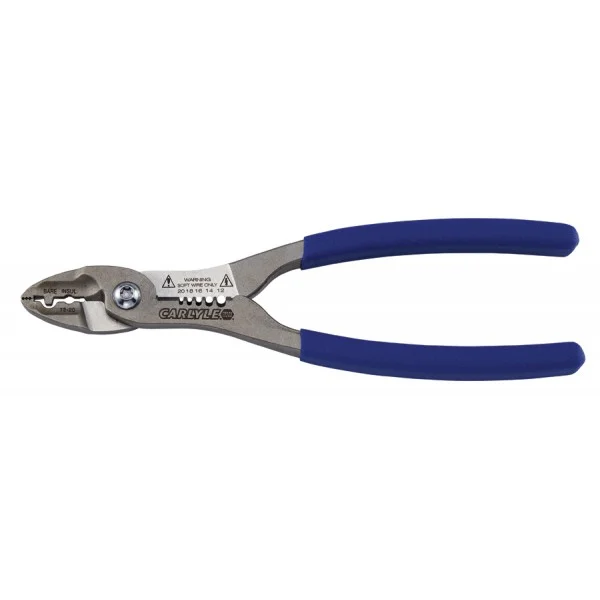 WIRE STRIPPER AND CRIMPING PLIER