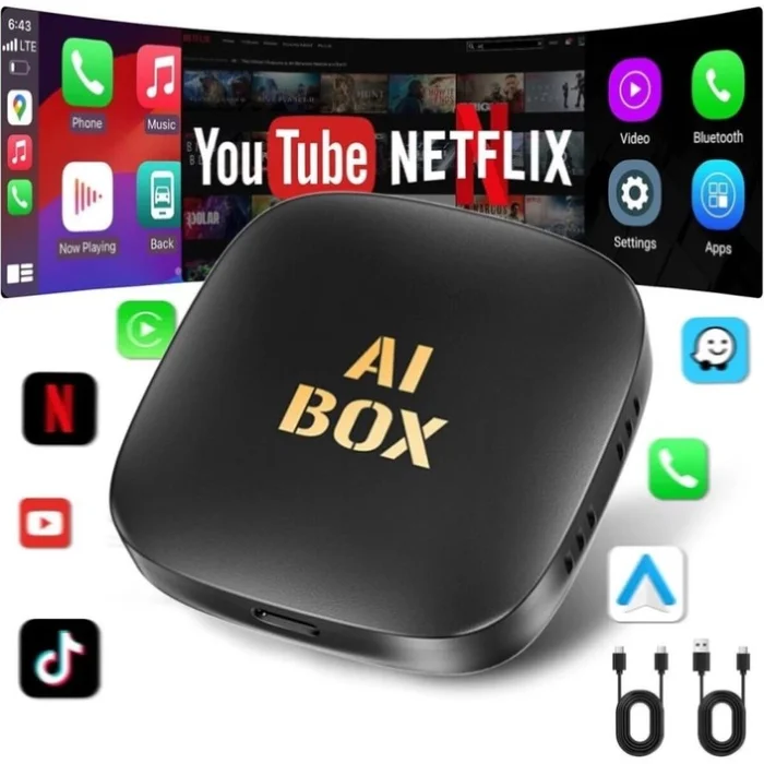 Wireless CarPlay AI box Android Auto WIFI Adapter Converter 29480943