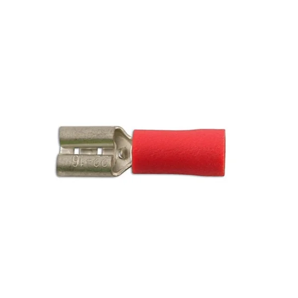 Wiring Connectors – Red – Female Slide-On – 2.8mm – Pack Of 100