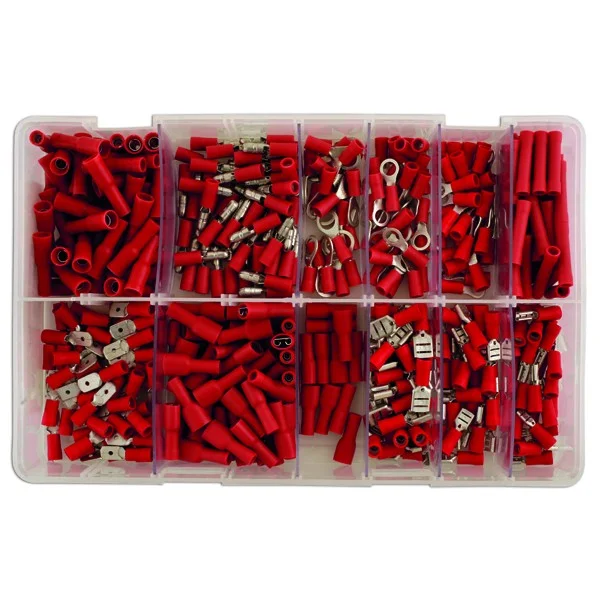 Wiring Connectors – Red – Pre-Insulated Assorted – Pack of 260