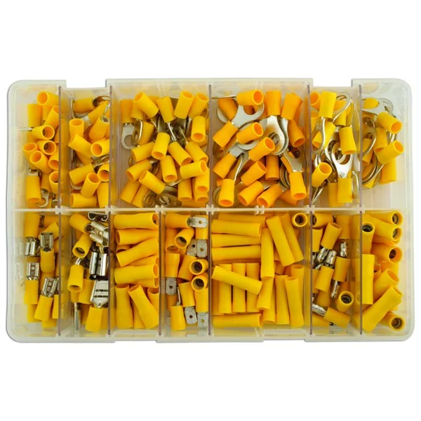 Wiring Connectors – Yellow – Assorted – Pack of 110