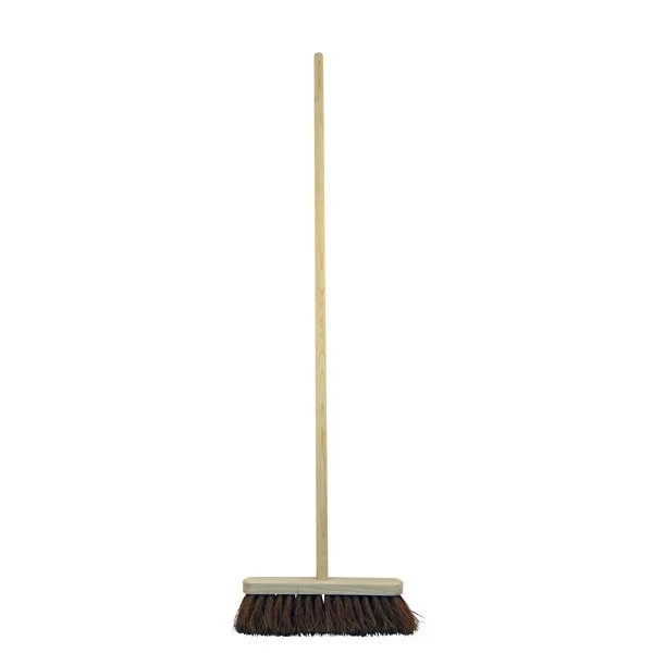 WOODEN BROOM WITH HANDLE 12INCH